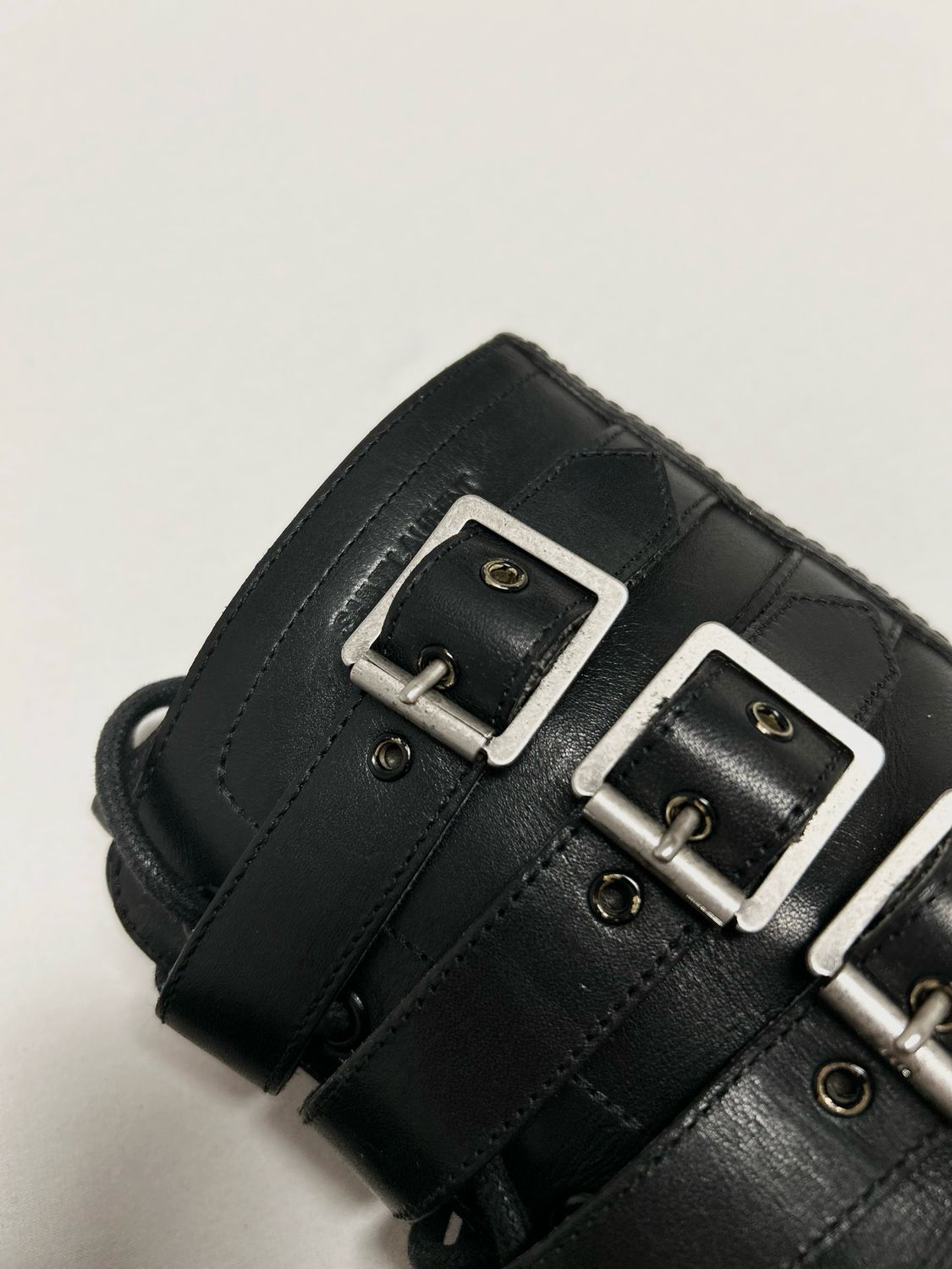 Saint Laurent Paris by Hedi Slimane FW2013 Bondage Ranger Boot