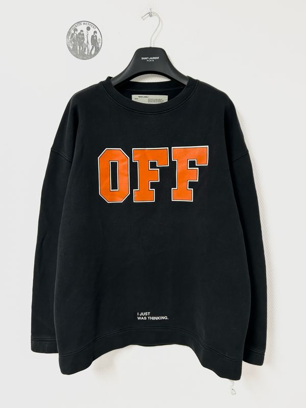 Off-White c/o Virgil Abloh FW2017 “I Just Was Thinking” Crewneck Off-White c/o Virgil Abloh FW2017 “I Just Was Thinking” Crewneck