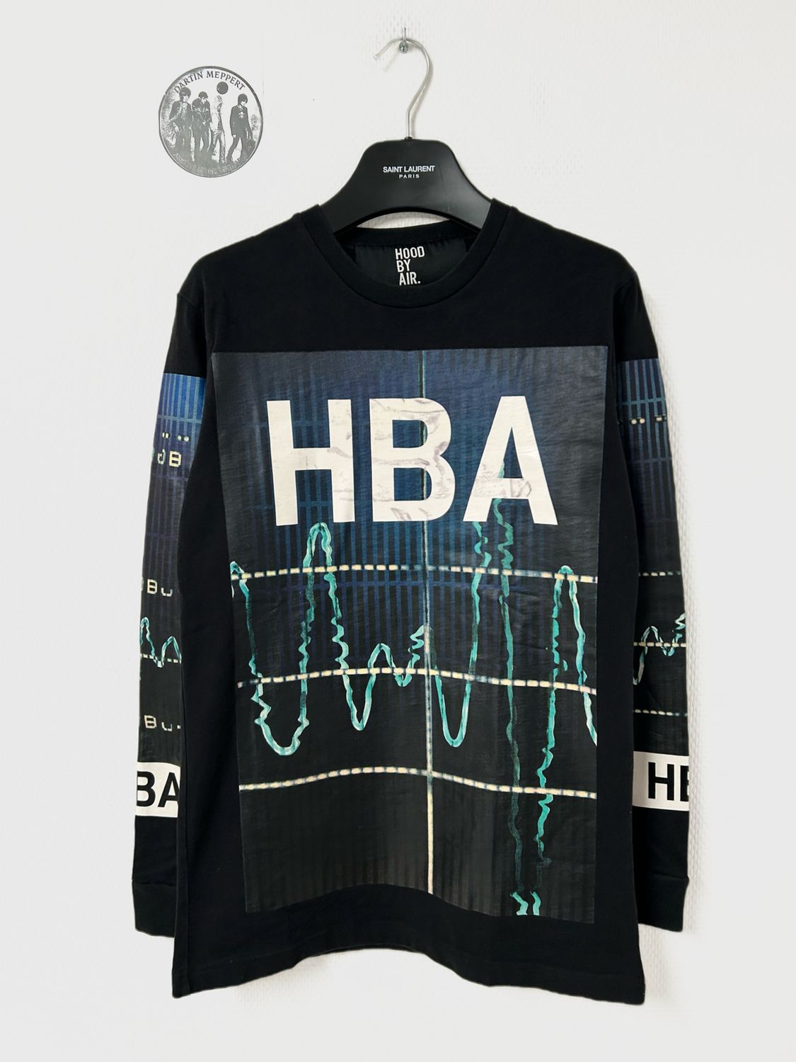 Hood By Air by Shayne Oliver FW2014 Heart Monitor Longsleeve