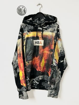 Hood By Air by Shayne Oliver FW2014 “Bulldozer on Fire” Hoodie