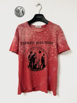 Pierre Balmain SS2014 Bleach-Dyed Knit Tee Pierre Balmain SS2014 Bleach-Dyed Knit Tee
