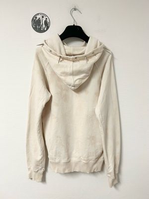 Saint Laurent Paris by Anthony Vaccarello SS2018 Tie-Dye Distressed Logo Hoodie