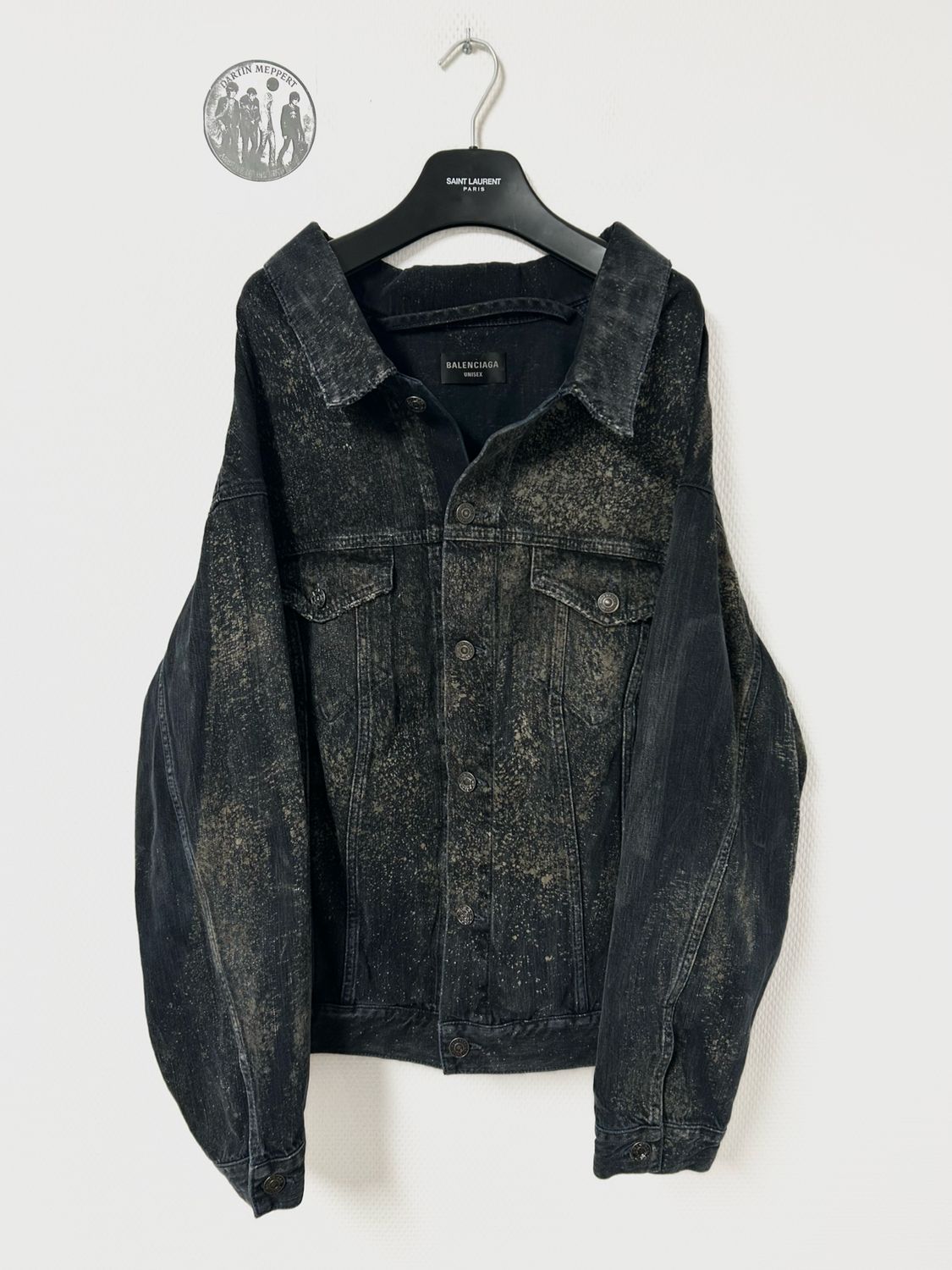 Balenciaga by Demna Gvasalia FW2023 Acid-Wash Denim Jacket