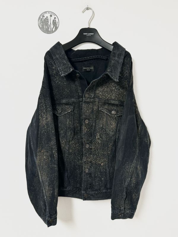 Balenciaga by Demna Gvasalia FW2023 Acid-Wash Denim Jacket