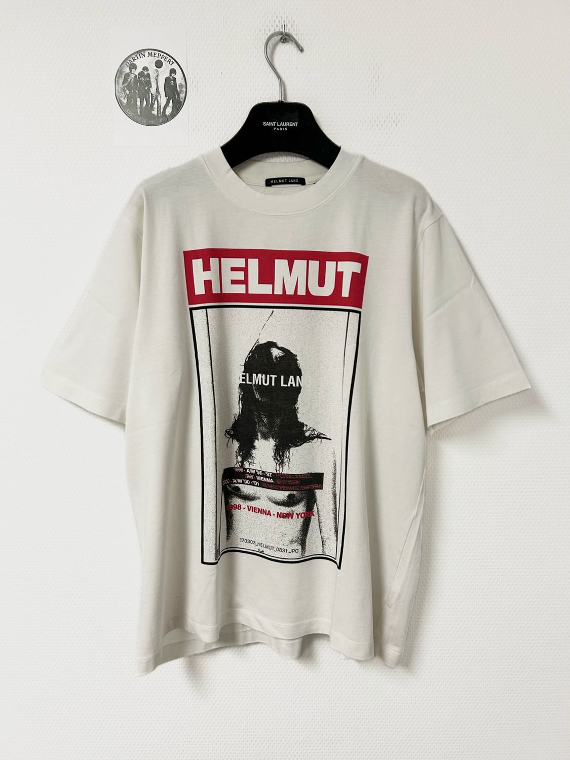 Helmut Lang by Shayne Oliver SS2018 Tour Merch Graphic T-Shirt