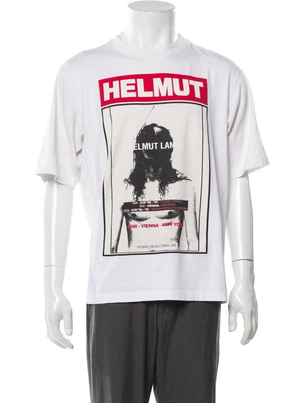 Helmut Lang by Shayne Oliver SS2018 Tour Merch Graphic T-Shirt