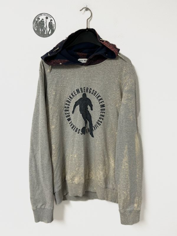Dirk Bikkembergs  2009 Spiked Bleach-Dyed Hoodie