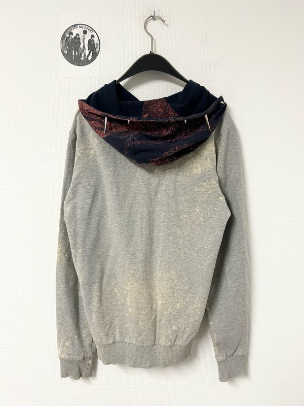 Dirk Bikkembergs  2009 Spiked Bleach-Dyed Hoodie
