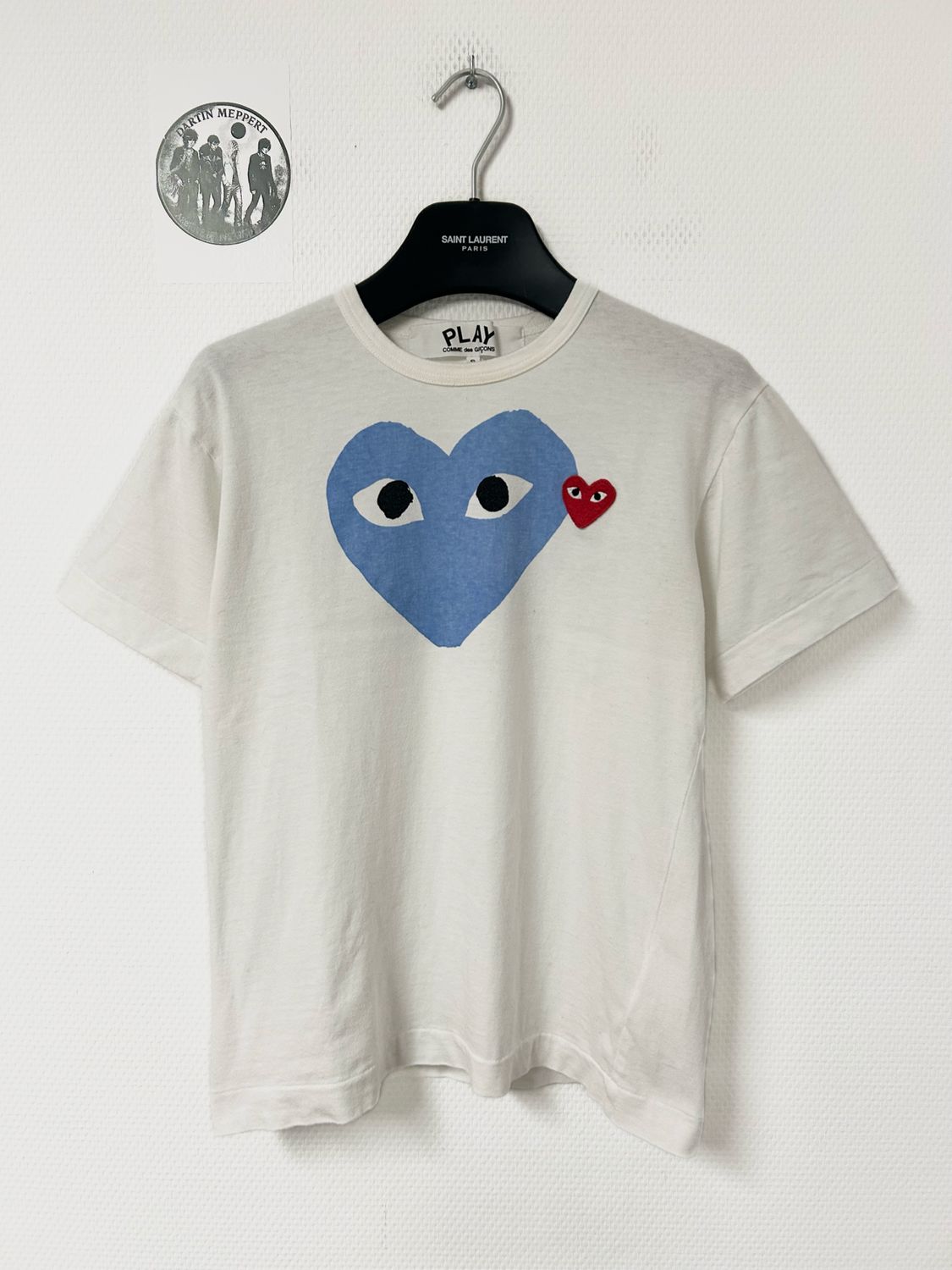 Comme des Garçons PLAY by Rei Kawakubo FW2010 Big Blue Heart Tee