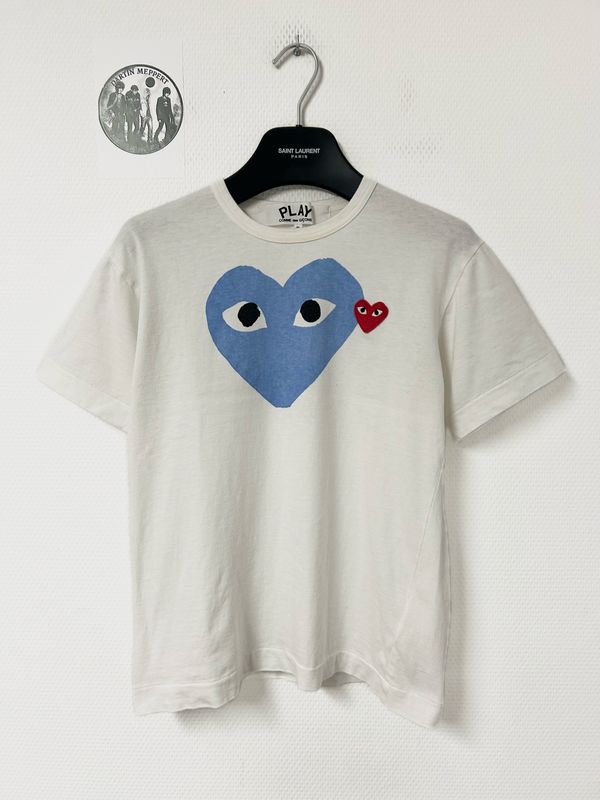 Comme des Garçons PLAY by Rei Kawakubo FW2010 Big Blue Heart Tee