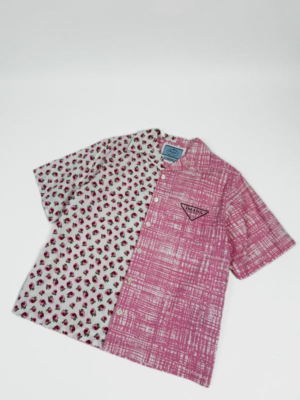 Prada SS2023 Double Match Cotton Shirt