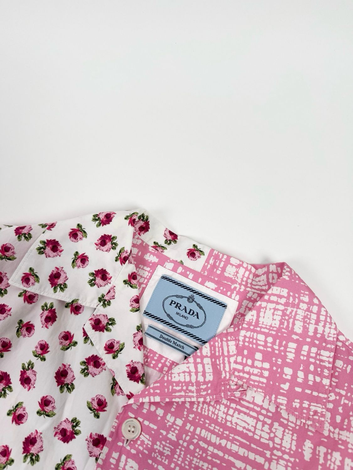Prada SS2023 Double Match Cotton Shirt