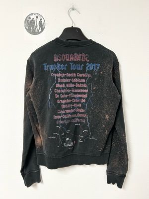 Dsquared2 by Dean &amp; Dan Caten FW2017 Heavy Trucking Studded Crewneck