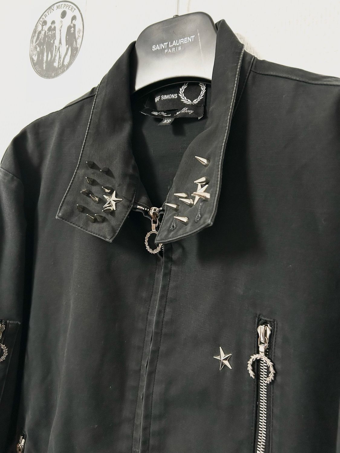 Raf Simons SS2011 Studded Cotton Bomber Jacket