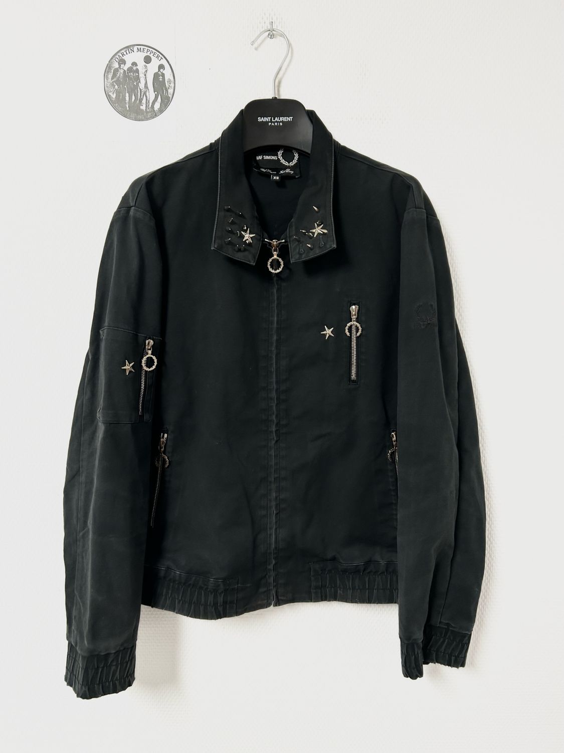 Raf Simons SS2011 Studded Cotton Bomber Jacket