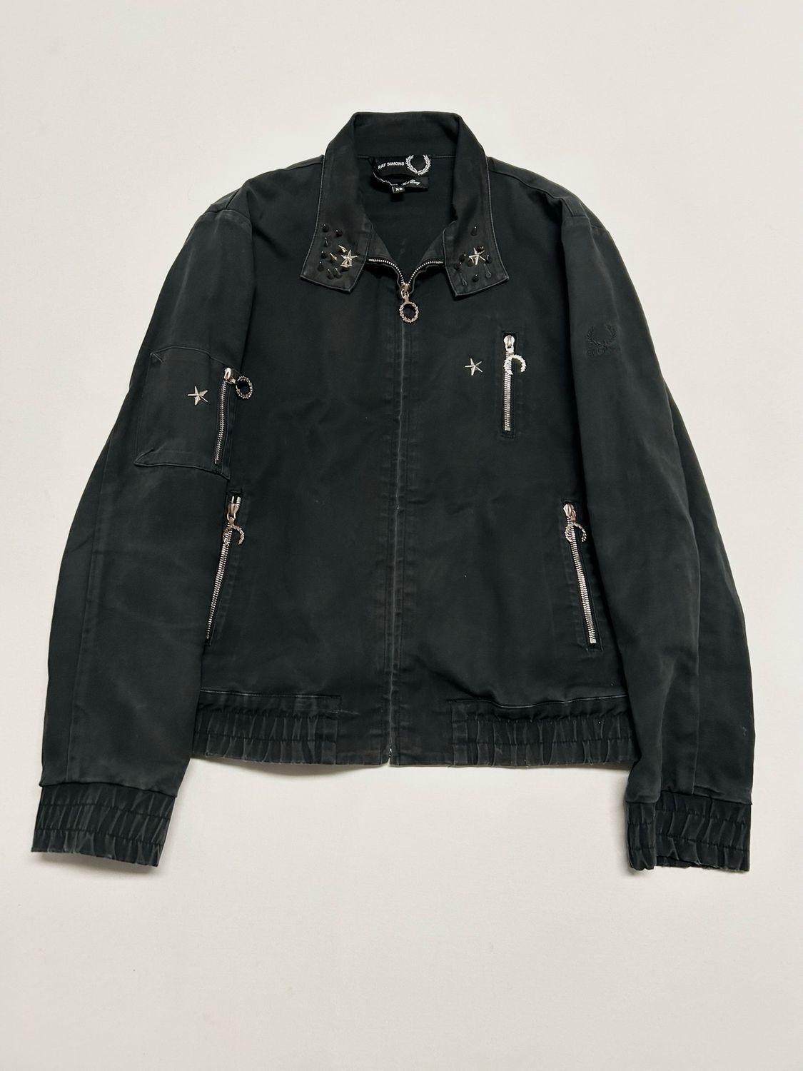 Raf Simons SS2011 Studded Cotton Bomber Jacket