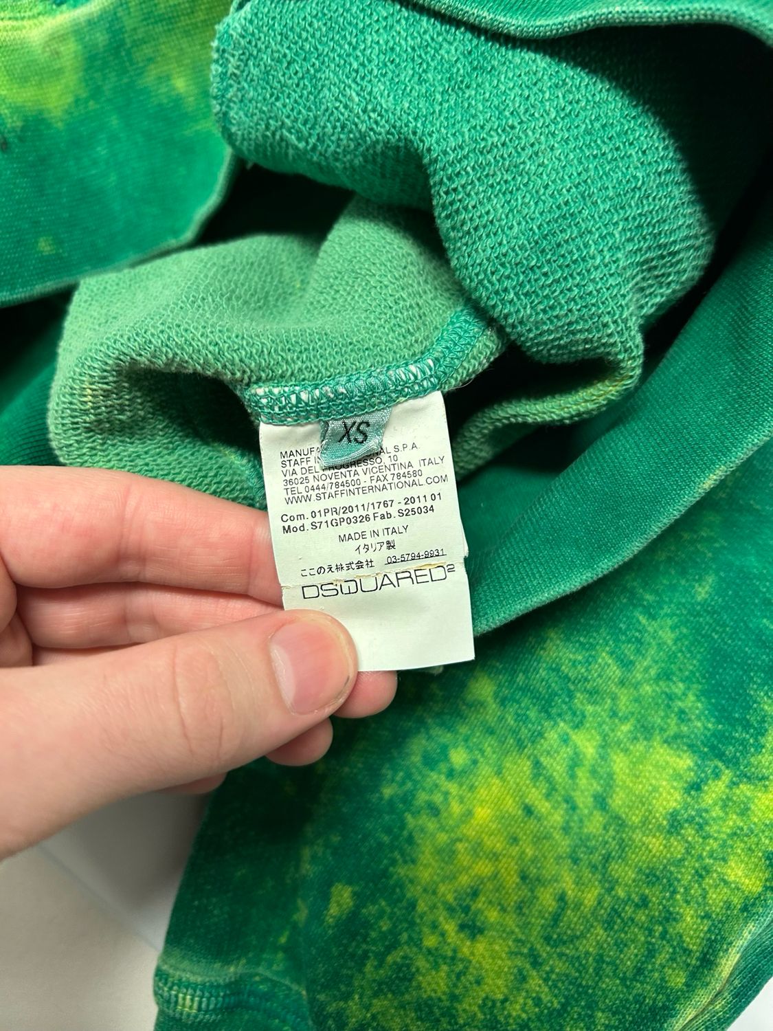 Dsquared2 FW2011 Distressed Graphic Hoodie with Custom Spikes