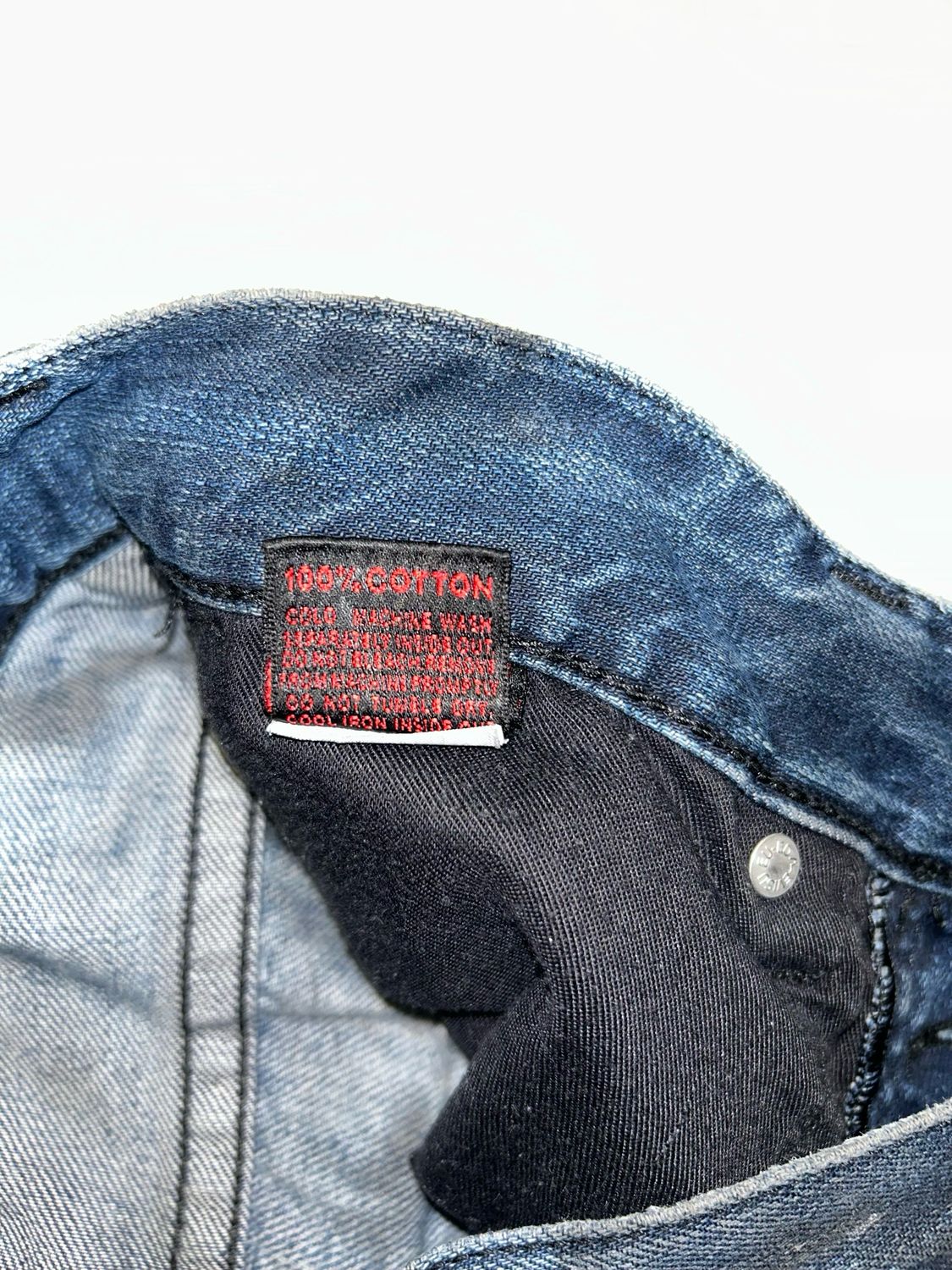 Evisu FW2000s Custom Distressed Spike Denim