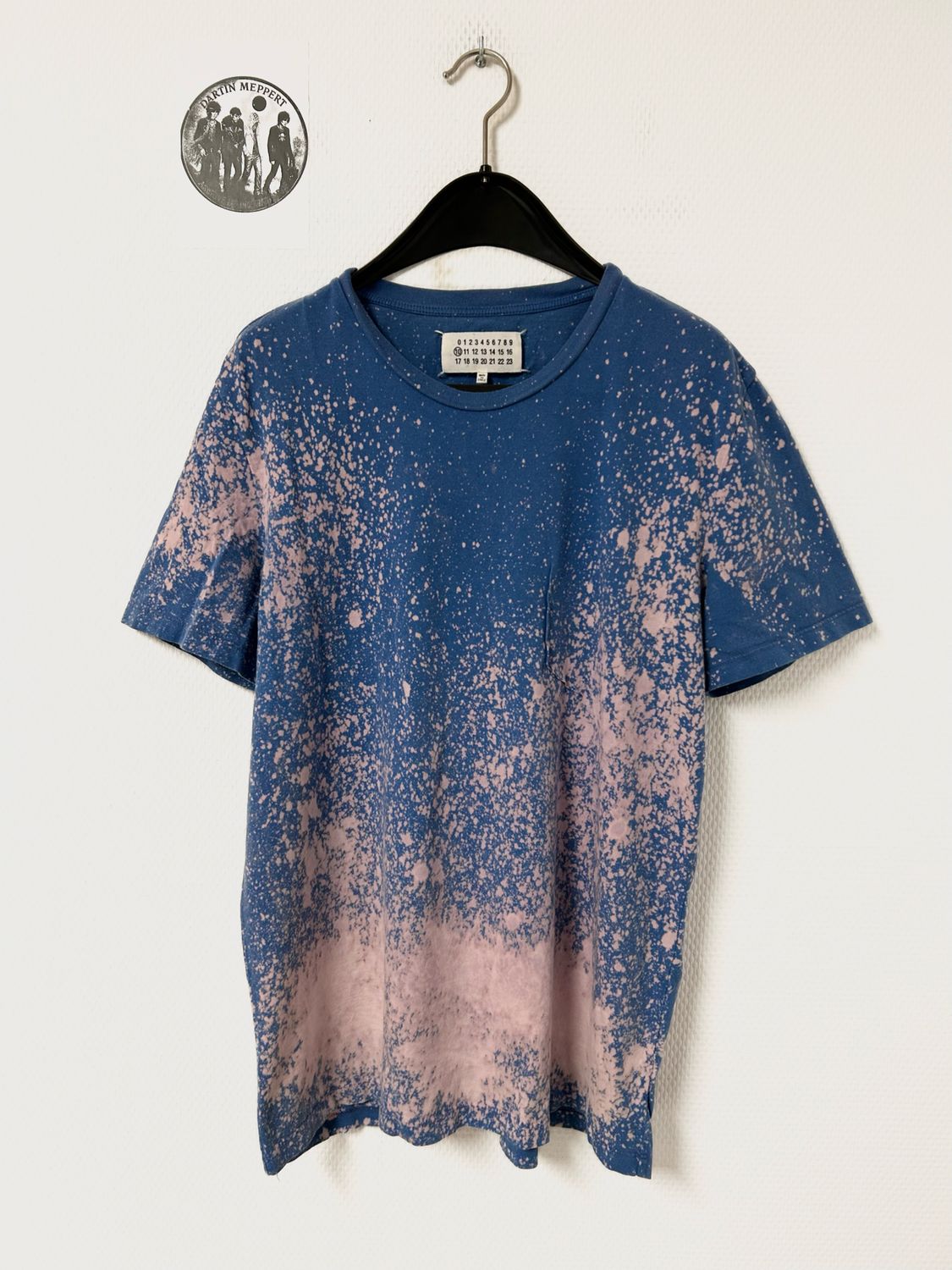 Maison Martin Margiela SS2014 Ghost Pocket Paint Splatter Tee