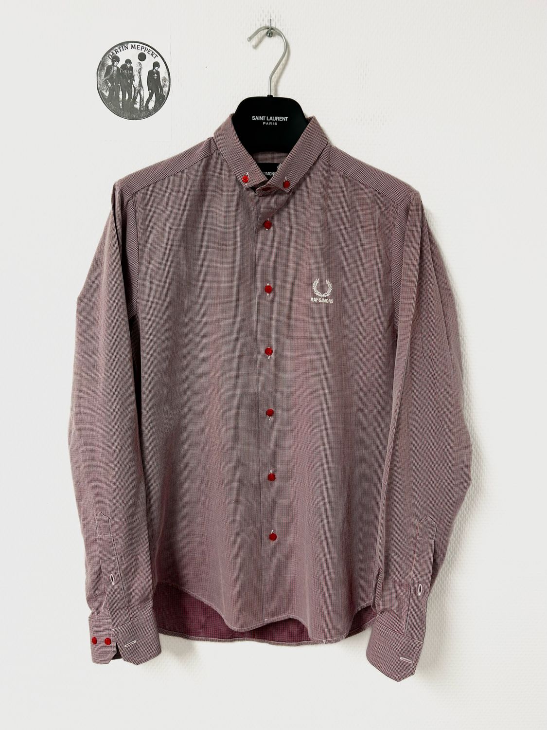 Raf Simons 2010 Check Button-Up Shirt