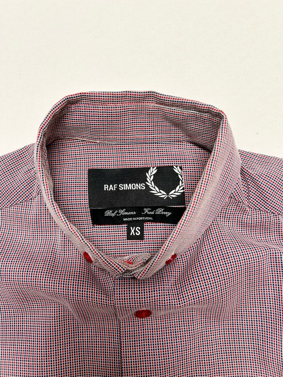 Raf Simons 2010 Check Button-Up Shirt