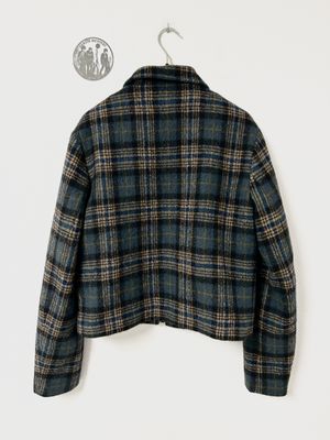 Gucci by Alessandro Michele FW2017 1/1 Sample Fringe Plaid Zip Jacket