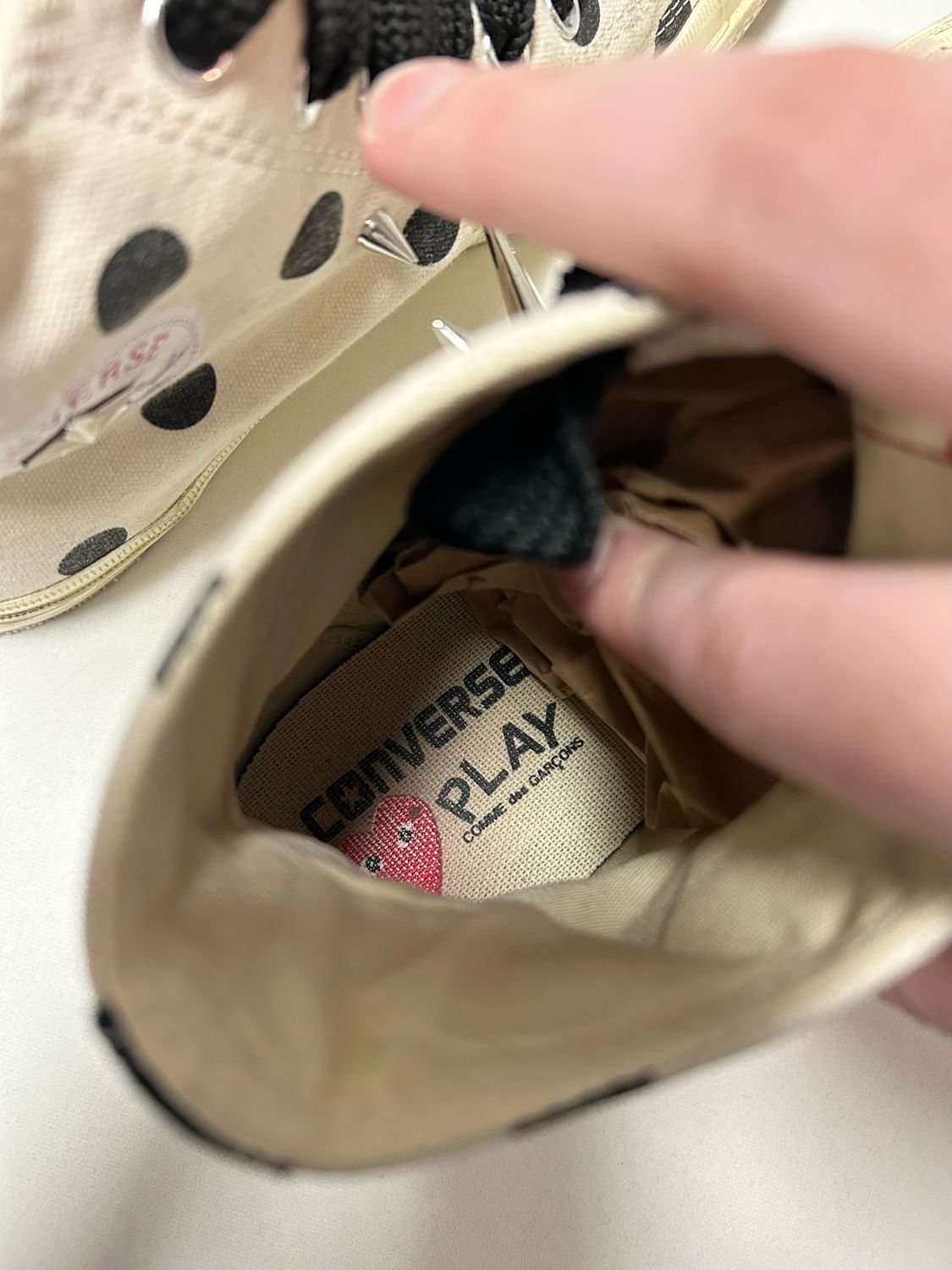 Comme des Garçons PLAY Custom Chuck Taylor All Star Hi