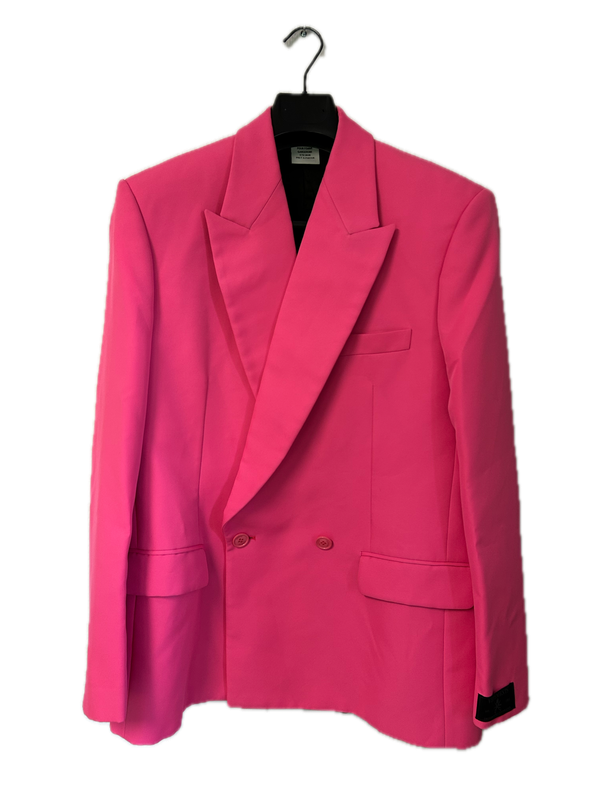 Vetements by Guram Gvasalia 2020 Oversized Blazer Pink