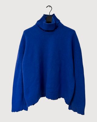 Vetements FW21 Distressed Turtleneck Knit