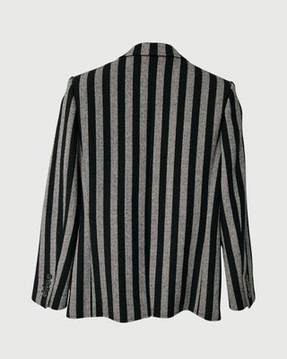 Saint Laurent Paris by Hedi Slimane 2014 Striped Wool Blazer