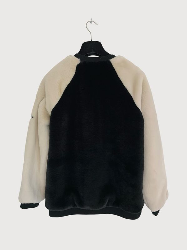 Balmain by Olivier Rousteng Embellished Fur Crewneck