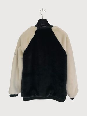 Balmain by Olivier Rousteng Embellished Fur Crewneck