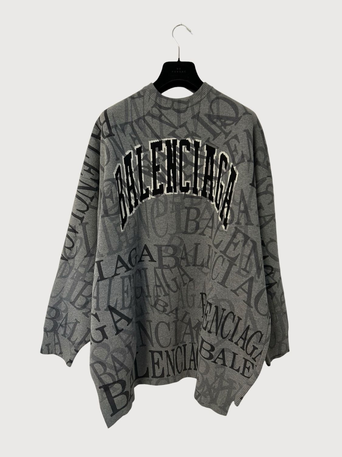 Balenciaga by Demna Gvasalia 2019 All-Over Logo Knit