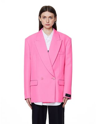 Vetements by Guram Gvasalia 2020 Oversized Blazer Pink