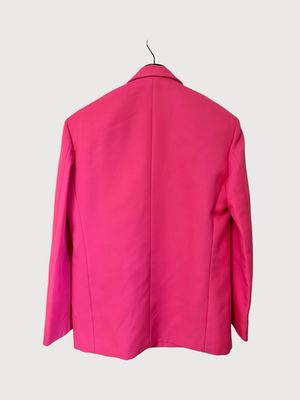 Vetements by Guram Gvasalia 2020 Oversized Blazer Pink