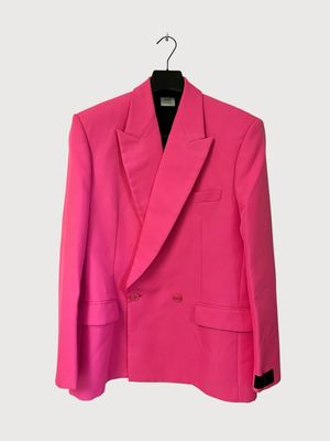 Vetements by Guram Gvasalia 2020 Oversized Blazer Pink