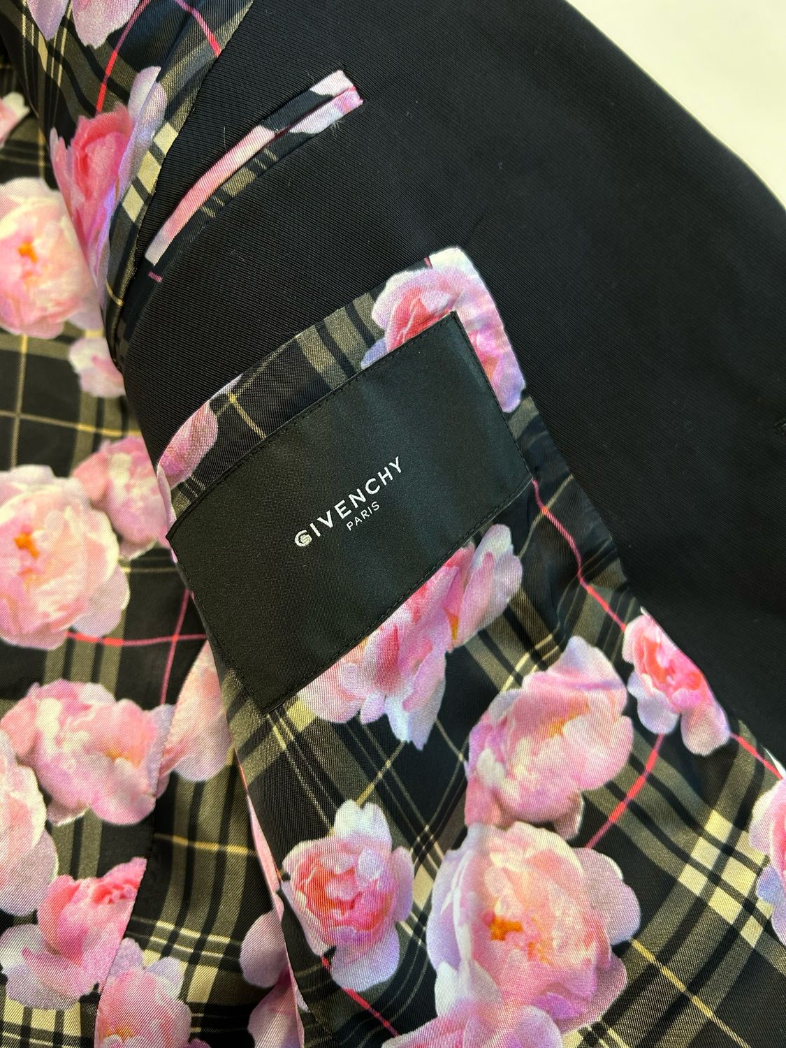 Givenchy by Riccardo Tisci SS2013 Floral Tartan Blazer