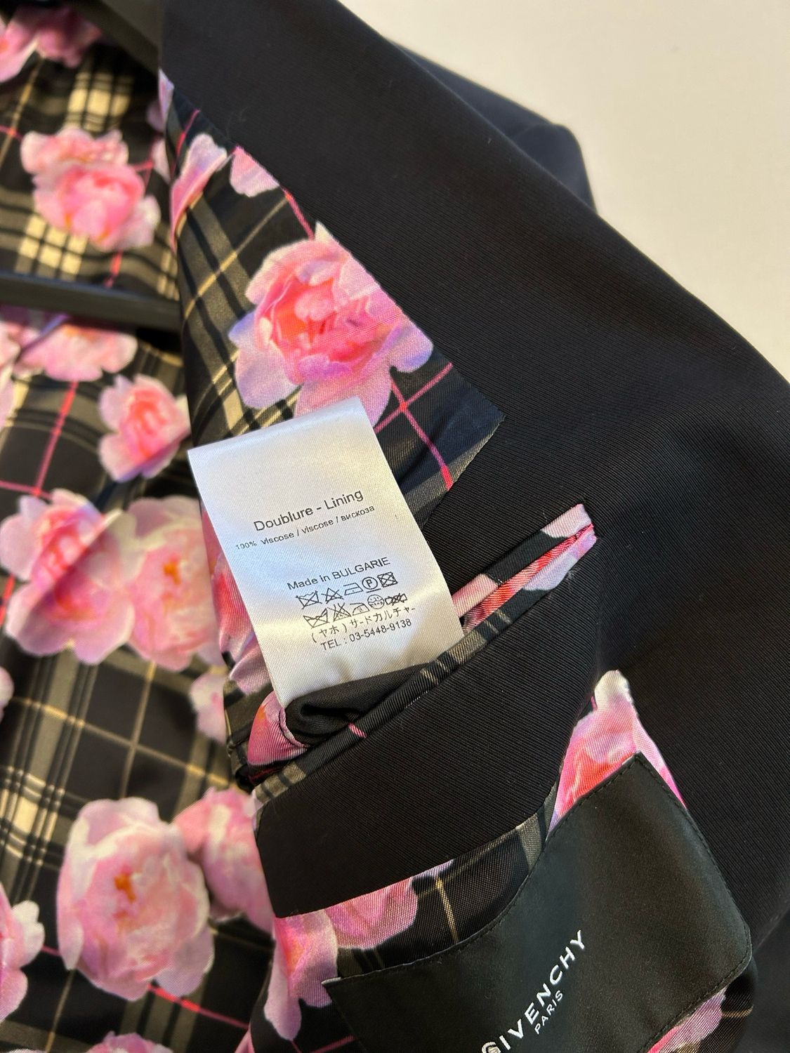 Givenchy by Riccardo Tisci SS2013 Floral Tartan Blazer