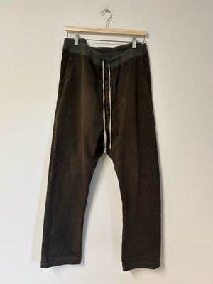 Rick Owens  FW13 “Plinth” Drop-Crotch Drawstring Trousers