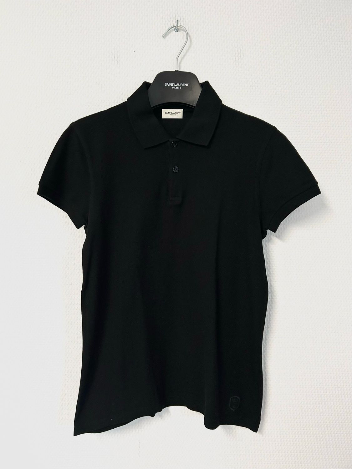 Saint Laurent Paris by Hedi Slimane 2017 Embroidered Logo Polo