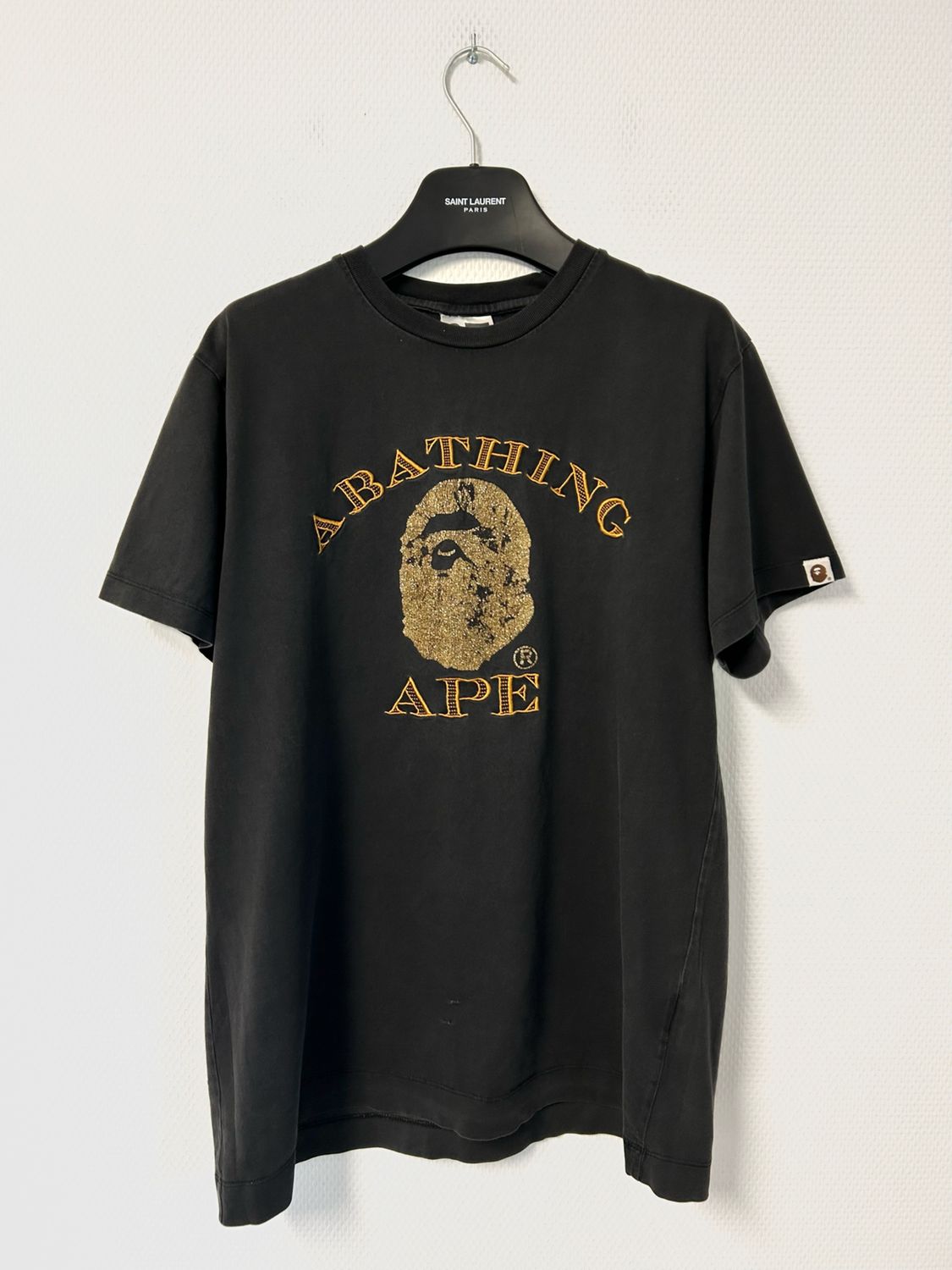 Bape  2003 Gold Plated Logo Tee