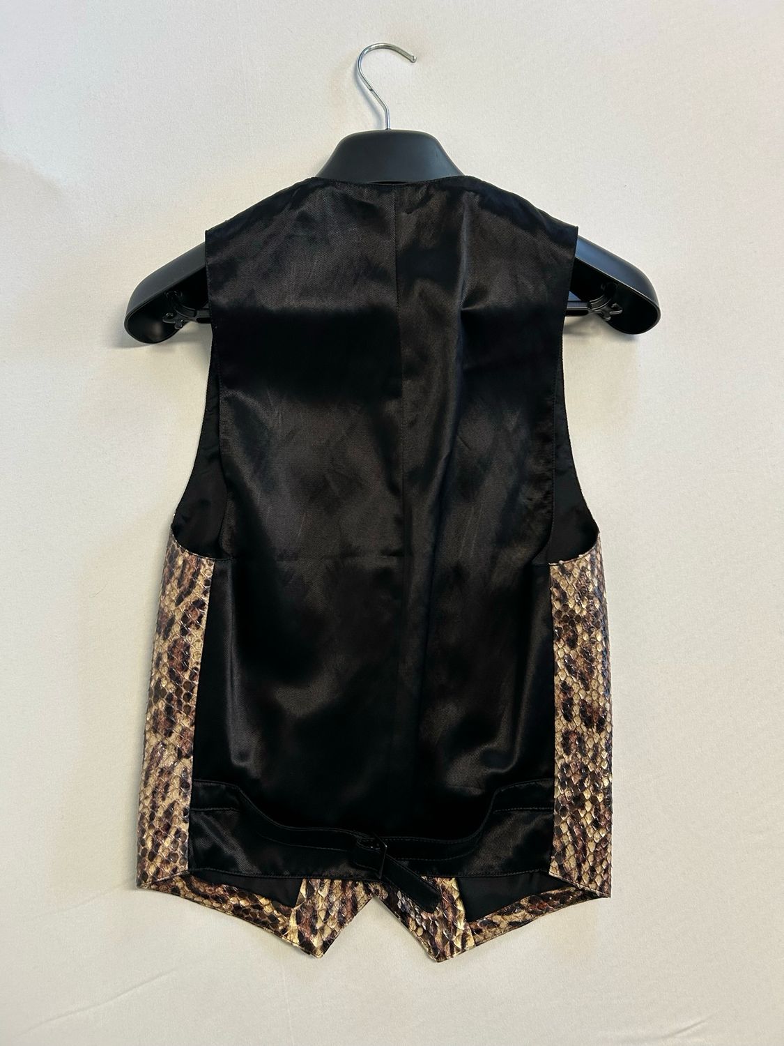 Saint Laurent Paris by Hedi Slimane FW2016 1/1 Sample Python Leather Vest