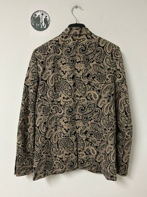 Saint Laurent Paris by Hedi Slimane SS2015 1/1 Sample Fractal Paisley Blazer