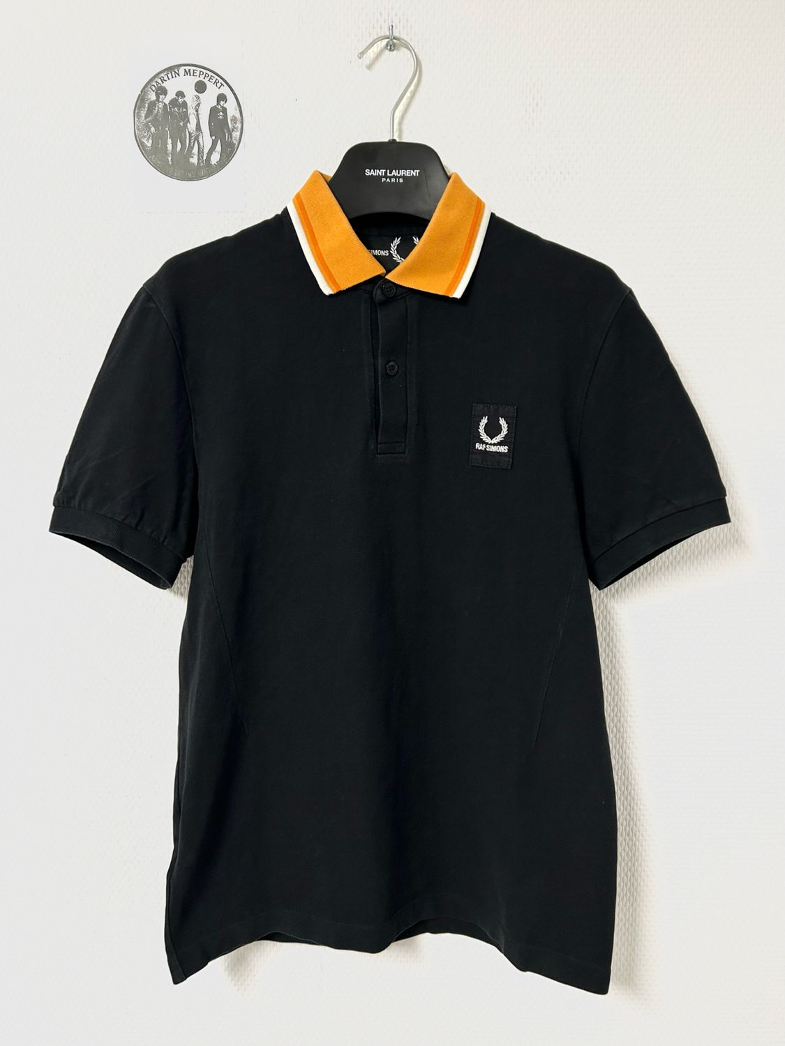 Raf Simons Logo Polo 🖤🧡