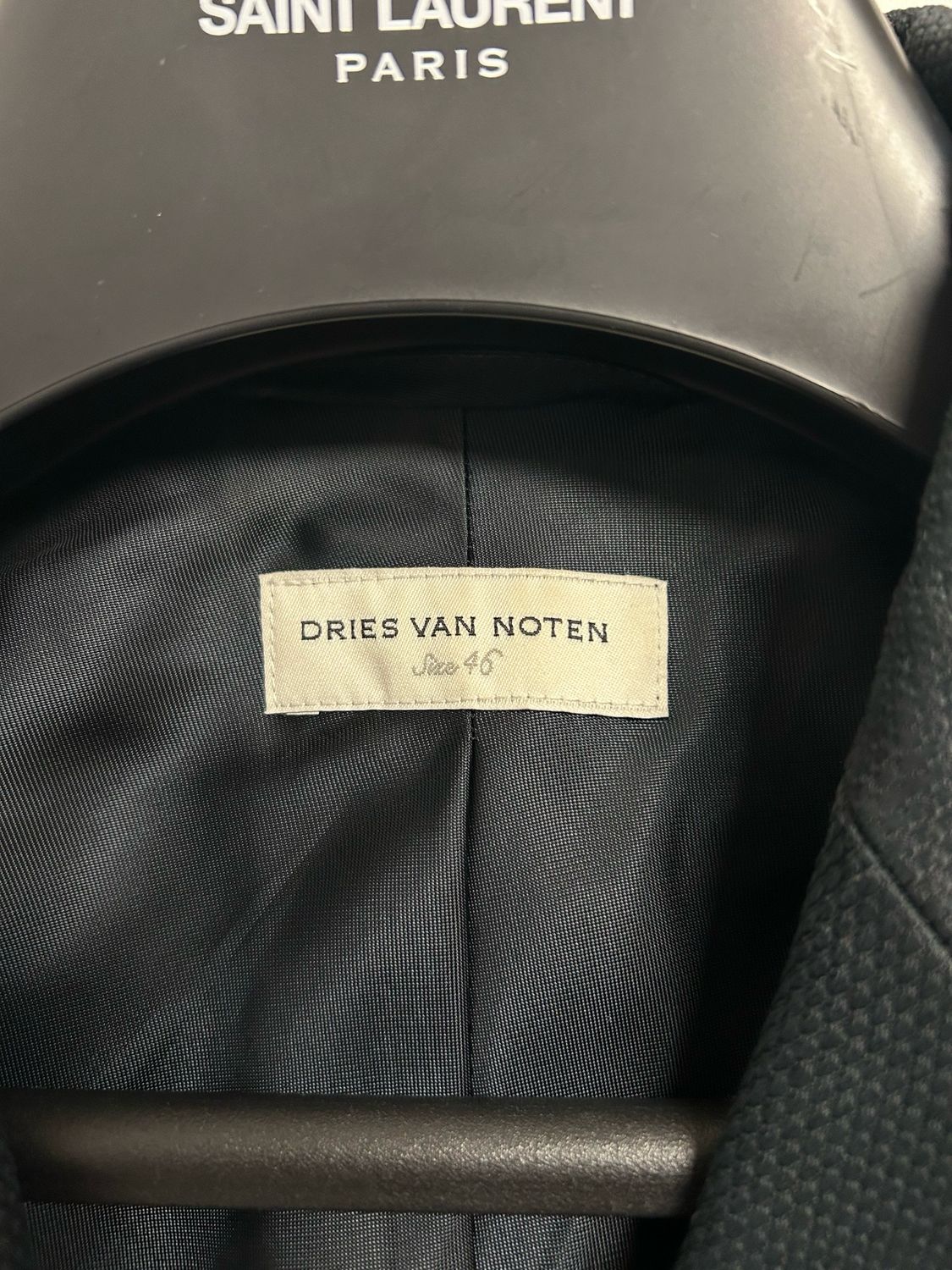 Dries Van Noten SS2012 Runway Paint Coated Blazer