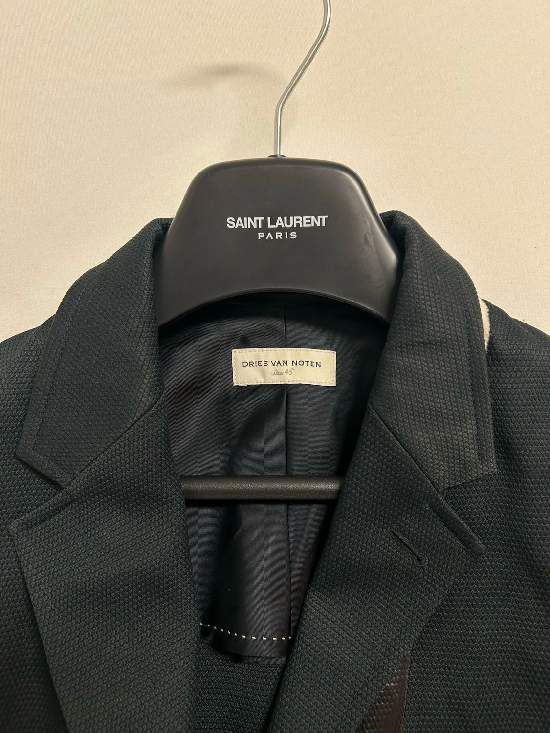Dries Van Noten SS2012 Runway Paint Coated Blazer