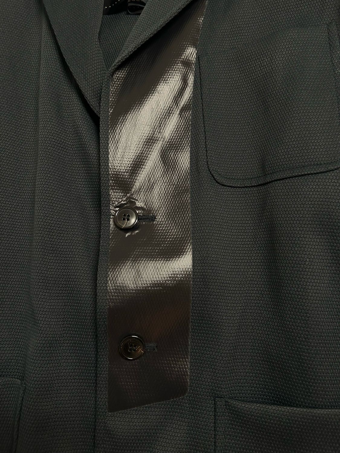 Dries Van Noten SS2012 Runway Paint Coated Blazer