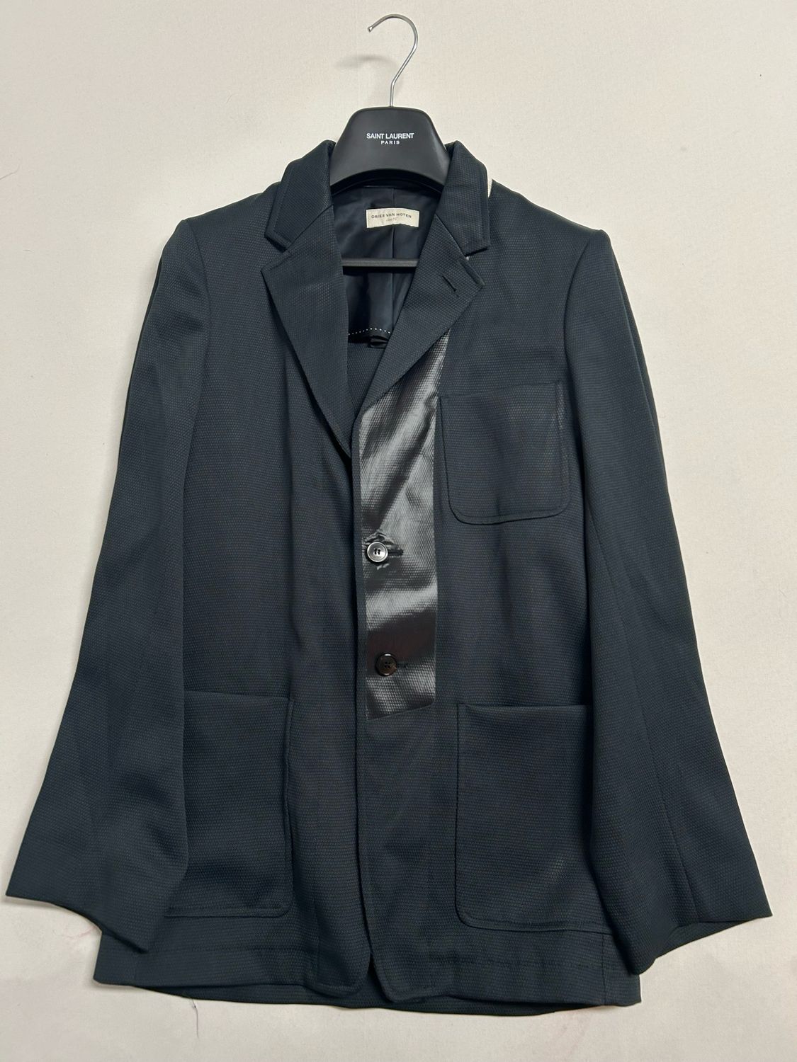 Dries Van Noten SS2012 Runway Paint Coated Blazer