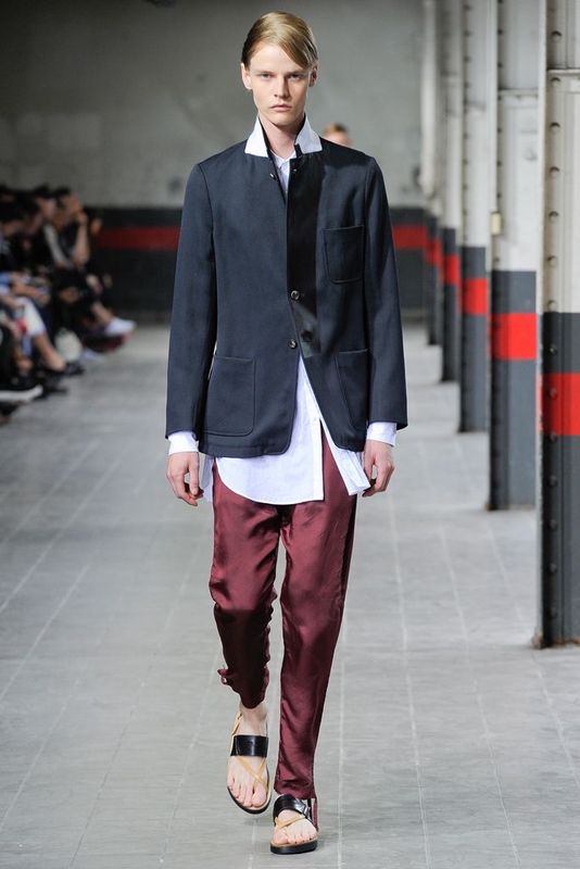 Dries Van Noten SS2012 Runway Paint Coated Blazer