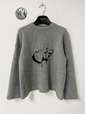 Off-White by Virgil Abloh FW2019 Lurex Logo Knit Sweater